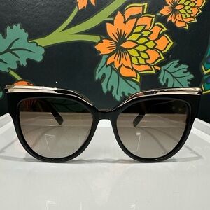MCM Black & Gold Cat-Eye Sunglasses – MCM637S